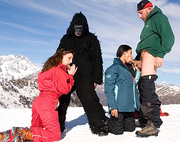 Judith Fox and Priva Receive a Mouth Full of Cum on a Mountain with Priva, Judith Fox by Private