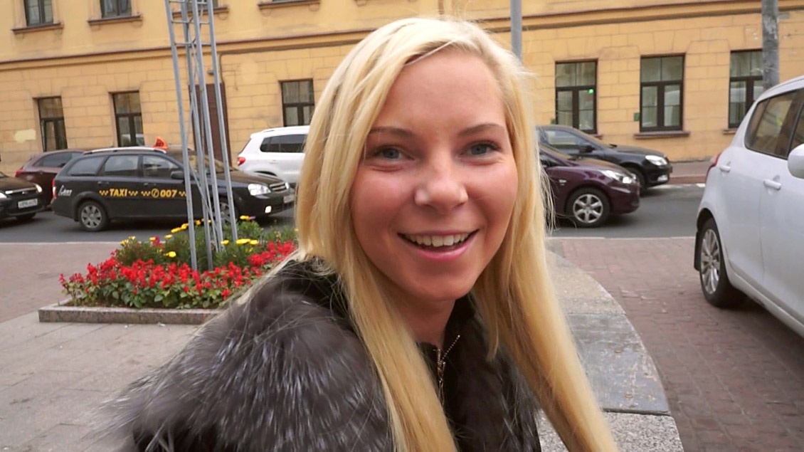 Naive 19 Year Old Blond College Cutie in Russian Fake Agent  series by Private