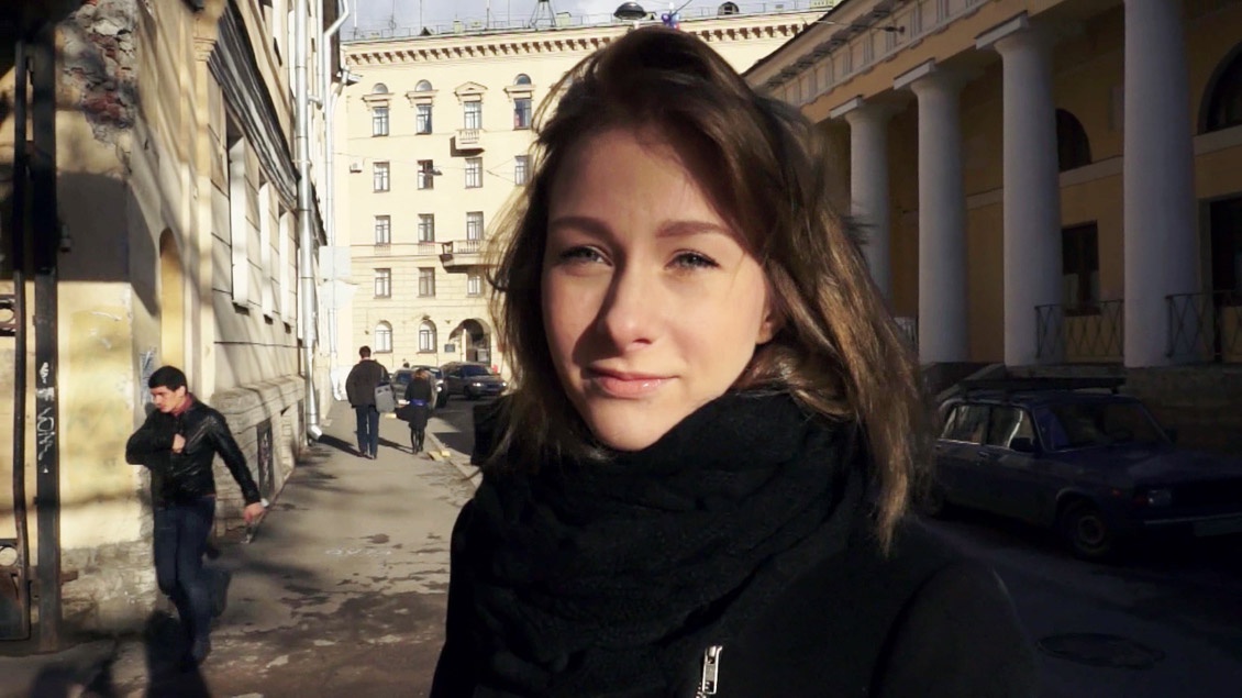 Another 19 Year Old Student Ready for the Bright Lights and Big City in Russian Fake Agent  series by Private