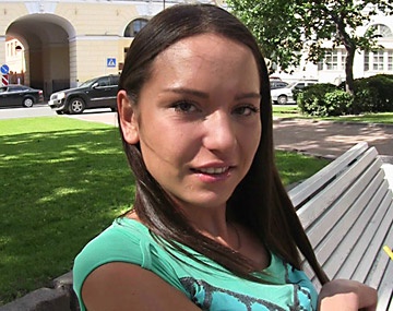 Fit and Skinny Euro Model Type was Eager to Put on a Show  with Nataly Gold in Russian Fake Agent  by Private