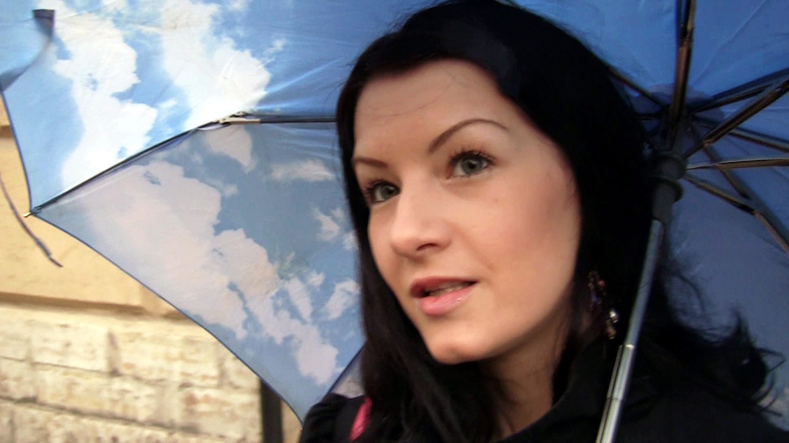 Brunette Law Student Needed Some Convincing in Russian Fake Agent  series by Private