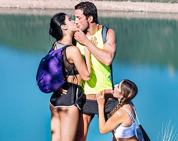 Lady Dee and Clea Gaultier Ride in a Wild Trio with Clea Gaultier, Lady D, Comments, Maximo Garcia in 4K by Private